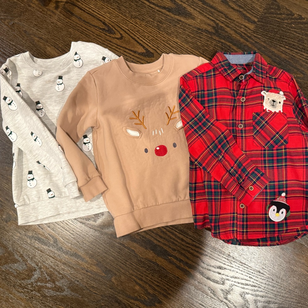 4T Christmas Bundle Next and Petit Lem